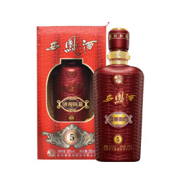 西凤酒 酒海陈藏5 52度陈酿 单瓶装白酒375ml 绵柔凤香型