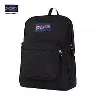 JANSPORT 杰斯伯 SuperBreak 纯色叛逆 学院风双肩背包 T501 008/黑色