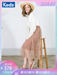 Keds2019春新款百搭低帮帆布鞋休闲女鞋KICKSTART VELVET WF60243