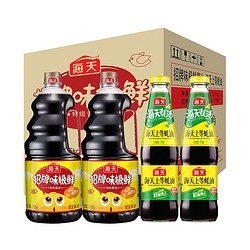 海天 味极鲜酱油 1.9l*2瓶+蚝油 700g*2瓶 *5件