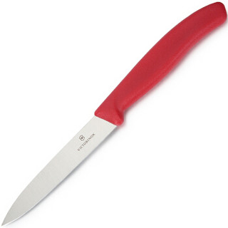 维氏VICTORINOX瑞士军刀厨刀系列 瑞士原产水果刀小刀（弧柄）6.7701.CB红色防滑手柄