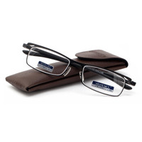 夕阳红老花镜男女通用 高弹不锈钢镜架 PC双翼加硬镜片  X2024 100度