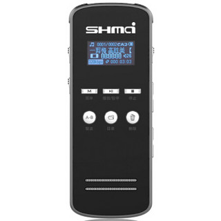 升迈（SHMCI）D40 录音笔专业 超长远距高清降噪 正品 MP3播放器 8G 黑色