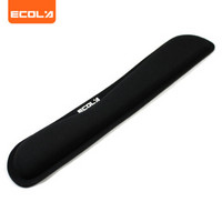宜客莱（ECOLA）鼠标垫护腕 超舒适记忆棉笔记本台式电脑办公桌游戏护腕托垫 黑色TOK-MF11BK