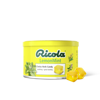 Ricola 利口乐 香草润喉糖 柠檬味 100g 盒装