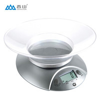 香山EK3550-31P 带托盘电子厨房称烘焙秤（银色）