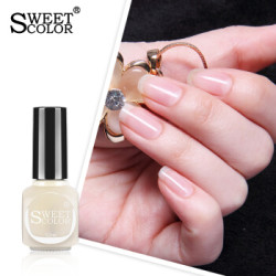 Sweetcolor 牛油果底油 12ml (法国原料 环保指甲油 快干持久 易卸美甲 基础护理油 透明 ) *11件