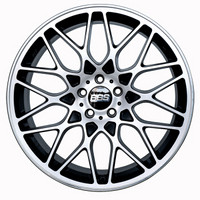 BBS RX-R款式轮毂 德国原装进口 亚光黑色+抛光 9.5*20英寸 奥迪A4 S4 A6 A7 Q5 TT 奔驰E