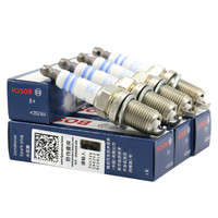 BOSCH 博世 双铂金火花塞FR5DPP222四支装(适用于三菱PAJERO [帕杰罗] 3.0L 2010款等)