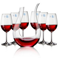 肖特SCHOTT 德国进口高脚红葡萄酒杯套装115588 赠国产小天鹅醒酒器（7件套）