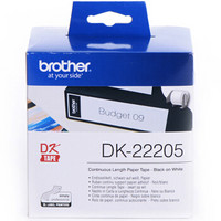 兄弟（brother） DK-22205 白底黑字（纸质）色带