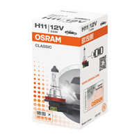 OSRAM 欧司朗 汽车灯泡大灯近光灯远光灯卤素灯雾灯 H11  长寿型 12V  (单支装)