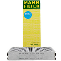 曼牌滤清器 曼牌(MANNFILTER)活性炭组合空调滤清器CUK3023-2(兰博基尼/奥迪A6 A6L R8)