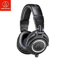 铁三角(Audio-technica)ATH-M50X BK 头戴式专业全封闭监听音乐HIFI耳机 黑色
