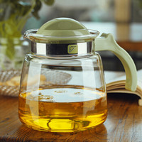 奇高茶壶 玻璃直火壶可明火加热煮茶壶(1.8L)大容量耐热防爆玻璃煮咖啡壶 CK-206A