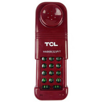 TCL 查线机 电话机座机 办公家用 便携式小挂机 座式壁挂 酒店家用 HA868(32)P/T (红色)