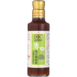 中国台湾 黑龙O'LONG 薄口黑豆酱油膏（酿造酱油）300ml