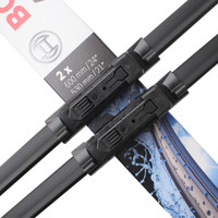 博世(BOSCH)雨刷/雨刮器进口专用神翼无骨24/21对装(沃尔沃S60I/S80I/V70I/XC90 07-08/XC90I T5 12-16)