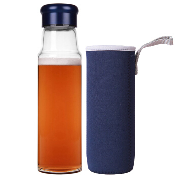 嘉鸿美居 高硼硅玻璃杯 550ml 蓝色