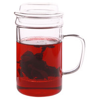 嘉鸿美居 静思系列 G015 高硼硅玻璃杯 400ml 透明色