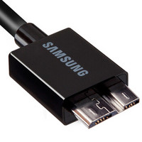 三星（SAMSUNG）USB 3.0 原装手机数据线/硬盘数据线 适用三星Note3/S5 通用3.0接口传输 1米