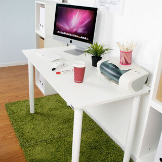 尼德 亚当系列E1级环保台式电脑桌子办公AC2DW-E1（120*60）暖白面白腿