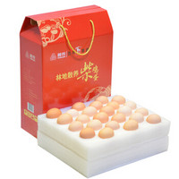 百年栗园 散养柴鸡蛋48枚/盒 新鲜鸡蛋红色礼盒装