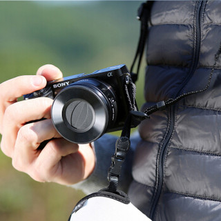 JJC 索尼16-50MM自动镜头盖 SONY微单相机40.5MM镜头配件ILCE-6500L A6400 A6300 A6000 A5100 A5000套机