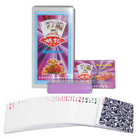 姚记扑克牌  精品塑盒扑克牌 989 娱乐纸牌（一条8副装 ）