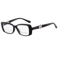 BVLGARI 宝格丽 女款黑色镜框黑色镜腿光学眼镜架眼镜框 4098BF 501 54mm