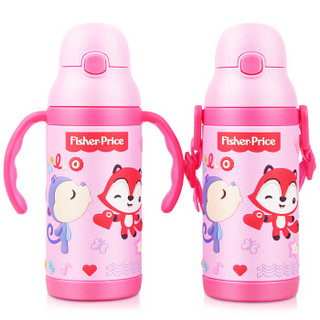 Fisher-Price 费雪 FP-8623 不锈钢保温杯 400ml 粉红