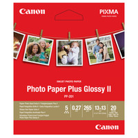 佳能(Canon)PP-201 SQ 5IN. (20) 高级光面照片纸