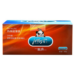 麻辣多拿 辣条 休闲零食品辣片小吃 撕奔热辣280g/盒