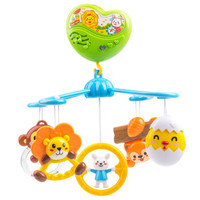 玛力玩具（mali-toys）新生儿安抚益智玩具动物乐园床铃套装摇铃床挂铃T1001
