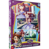 迪士尼拼图 苏菲亚小公主盒装三合一益智玩具（古部公主拼图28片+48片+88片）11DF1642147