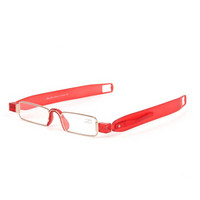 恋上（LianSan）老花镜男女通用款折叠旋转老光眼镜便携高清老视镜超轻TRL7020 红色 300度