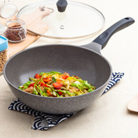 NEOFLAM 佑福来 EC-MB-W30I 铝合金铸件不粘炒锅 30cm