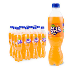 芬达 Fanta 橙味 汽水 碳酸饮料 500/600ml*12瓶 *2件