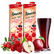 爱美可（Amecke）进口果汁汁1L*2瓶装果汁饮料（新老包装交替发货） *4件
