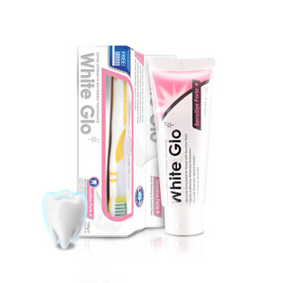 White Glo 惠宝 舒敏健白牙膏套装（牙膏150g+牙刷1支+牙缝刷1包）