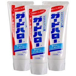 花王牙膏 超效去除牙垢 防蛀美白牙膏 165g 三支装 日本原装进口