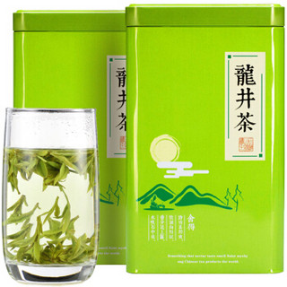 茗山生态茶 明前龙井 绿茶茶叶 2019年新春茶 西湖印象 400g双罐装