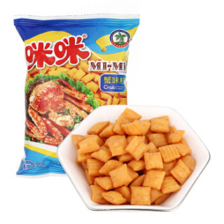 咪咪休闲零食正宗马来西亚风味蟹味粒90g袋