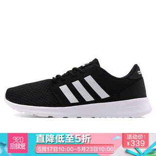 adidas 阿迪达斯 休闲系列 CLOUDFOAM QT RACER W 休闲鞋 CG5834 黑白 37码