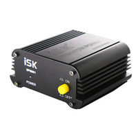 iSK 声科 SPM001 48V幻象电源 专业录音电容麦克风专用供电器