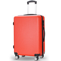 SCOGOLF 拉杆箱24英寸行李箱女 商务行李箱旅行箱万向轮6689红色