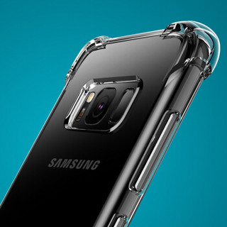 派滋 三星s8+手机壳 Galaxy S8+手机壳 全包防摔保护套 透明