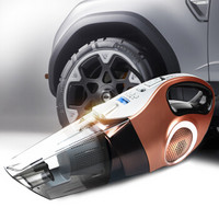 美的(Midea)H3-L71E 车载吸尘器 充气泵 四合一 手持12V车用 大功率多功能两用 汽车吸尘器 充气泵 金色