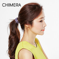 奇美拉（CHIMERA） 发饰头饰 满盈 圆形满钻马尾夹发圈发夹发卡 紫色