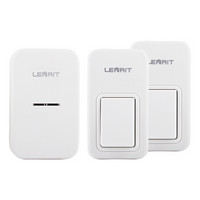 朗瑞特（Lenrit）LR-3508自发电门铃不用电池无线家用门铃老人呼叫迎宾器二拖一